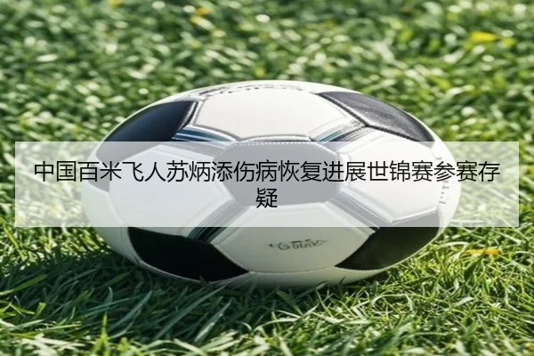 中国百米飞人苏炳添伤病恢复进展世锦赛参赛存疑
